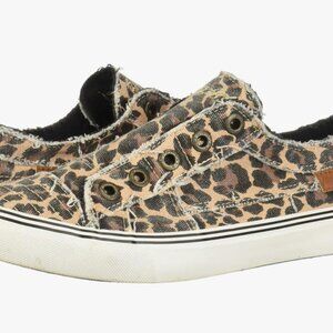 Blowfish Malibu Play Slip On Leopard Print Sneakers - No laces - Distressed